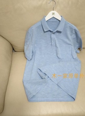 夏季新款蓝色印花纯棉圆领宽松男士短袖宽松t恤 满58元包邮