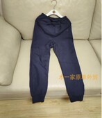 深蓝色休闲时尚 满58元 童装 秋冬款 长裤 男童女童 包邮