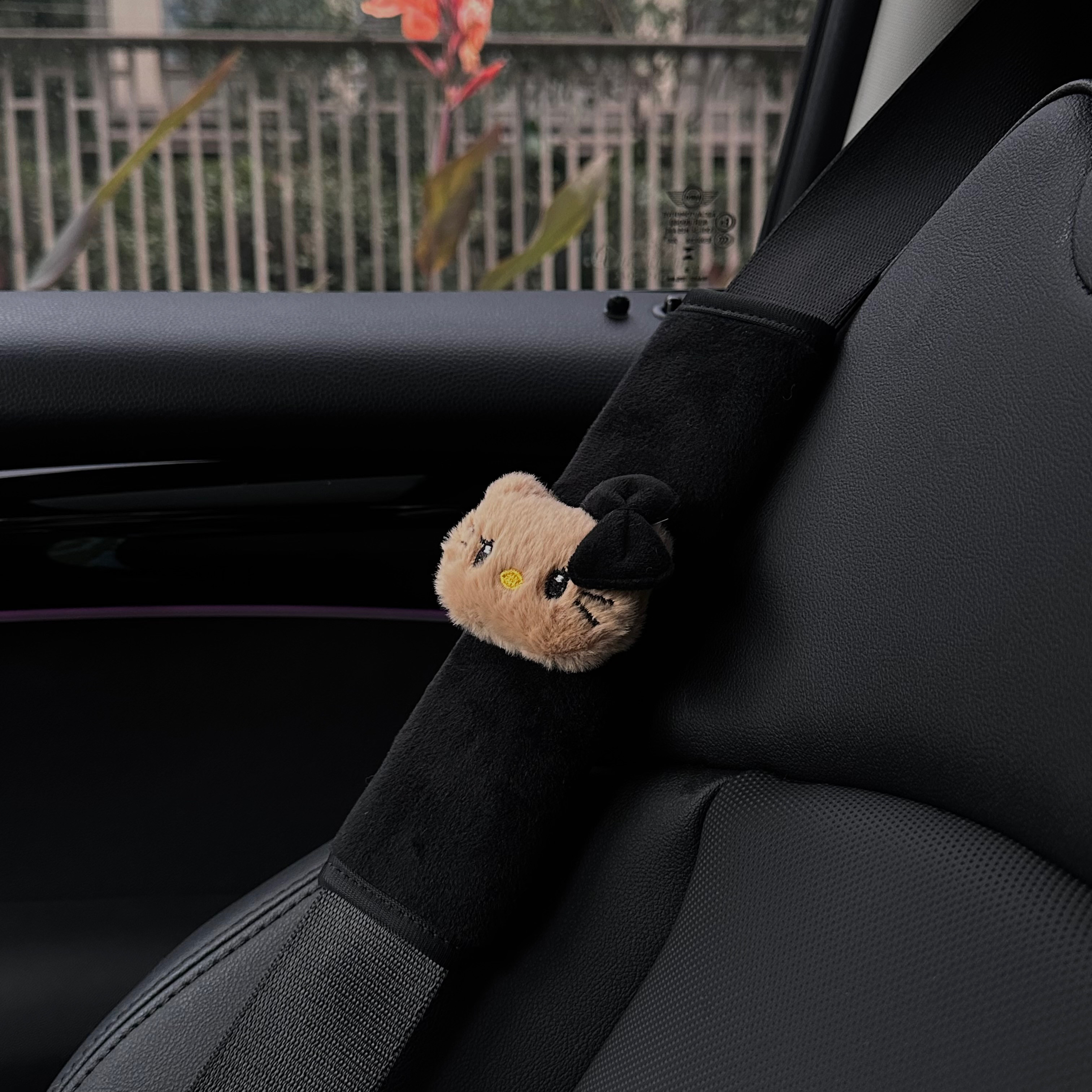 Hellokitty汽车安全带护肩套手作