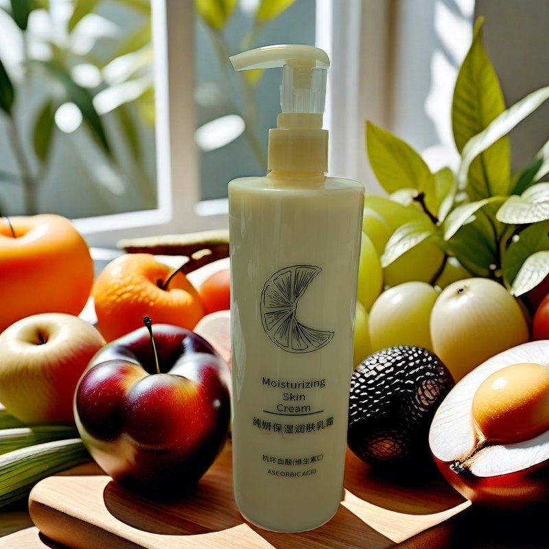 维C纯妍保湿润肤乳霜浴后乳面霜浴后乳/身体乳480ml适用脸部