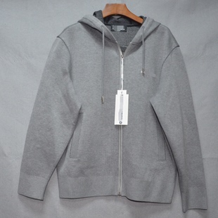 KL男装秋冬连帽厚卫衣夹克衫 时尚茄克衫 潮牌提花针织外套3980