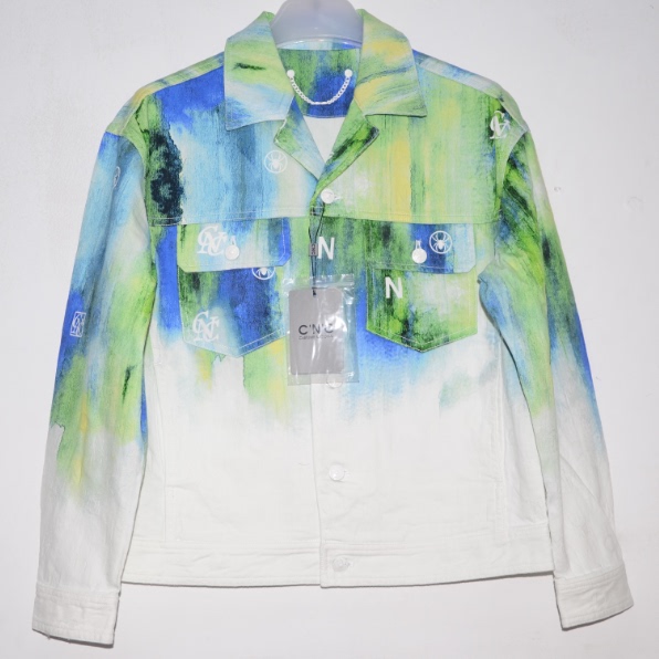 C男装秋冬翻领牛仔服夹克衫 时尚印花牛仔衣牛仔衫 潮牌外套4390,男装,牛仔外套,淘宝优惠券,粉丝福利购,淘宝优惠卷