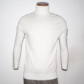 潮牌针织衫 A男装 毛衣3270 时尚 净色字母提花面衫 冬高领长袖 羊毛衫