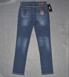 R+R男装秋冬牛仔裤 时尚简约上班休闲长裤 潮牌弹力修身裤子1880