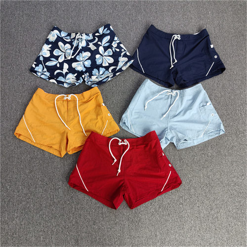 日单夏季女士户外辣妹休闲宽松短裤 低腰速干沙滩裤运动女裤 夏