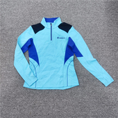 运动上衣 柜子货春秋款 套头拉链t 女长袖 徒步骑行服女 户外运动服