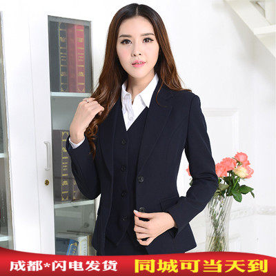 同城天送货成都两粒扣面试职业装