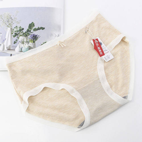 彩田女士石墨烯透气中腰内裤