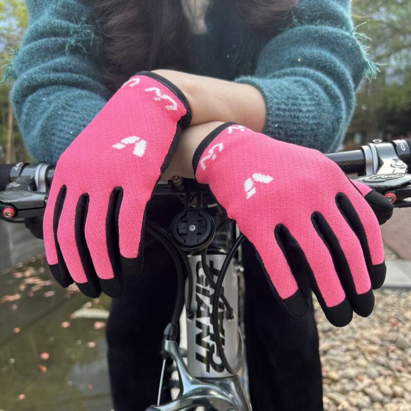 新品Giant捷安特Liv织梦针织长指春秋冬季山地公路车骑行手套女