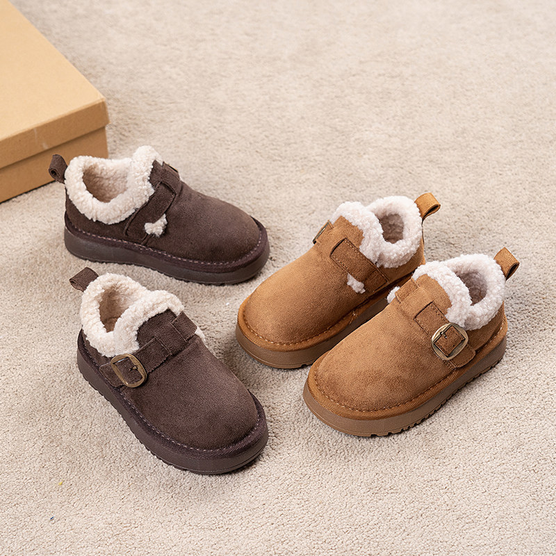 儿童棉鞋女童2025新款加绒加厚冬季保暖巨厚防滑儿童博肯鞋雪地靴,童鞋/婴儿鞋/亲子鞋,雪地靴,淘宝优惠券,粉丝福利购,淘宝优惠卷