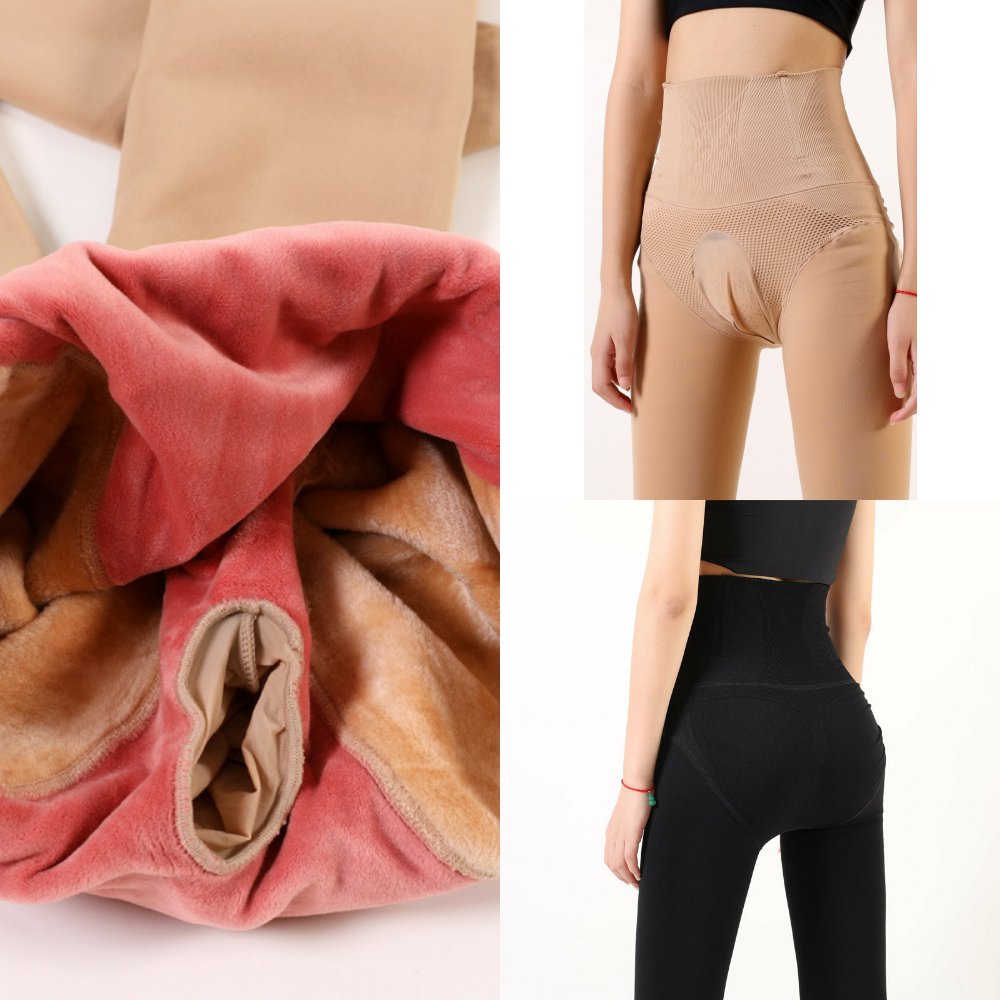 显瘦加厚加绒保暖连裤袜伪娘恋足