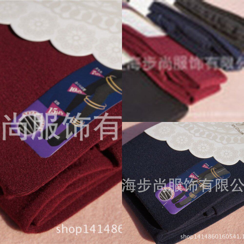 袋装春季新款拉毛打底裤连裤袜舒适保暖连脚裤袜