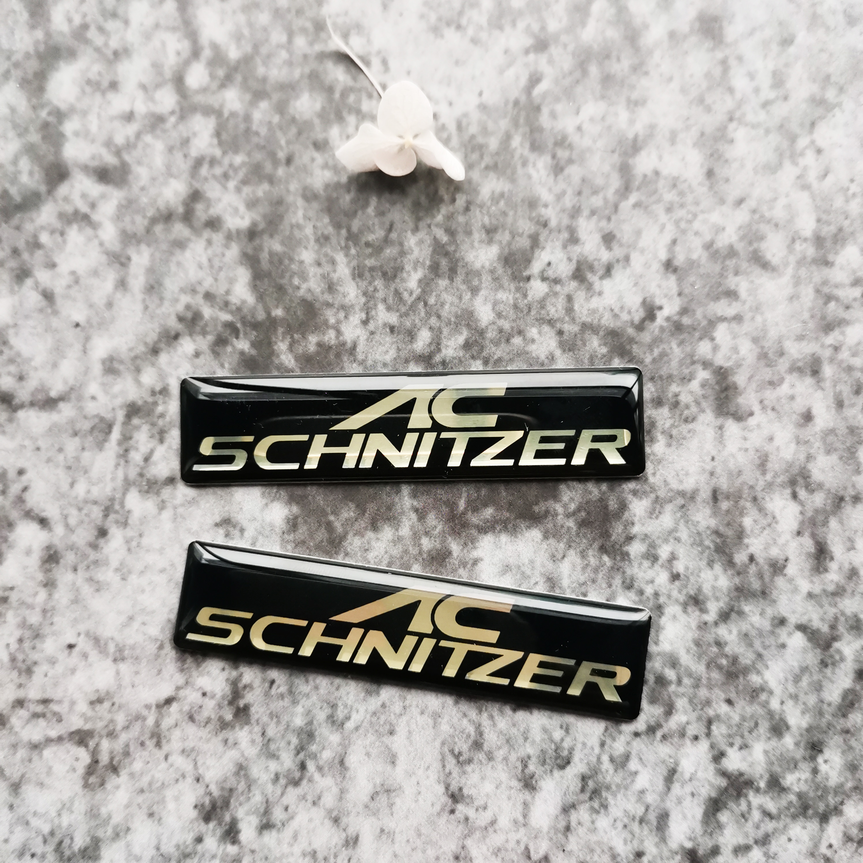 宝马改装AC schnitzer金属装饰贴AC镍合金宝马御用改装贴纸