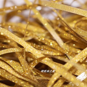 【金葱拉菲草】创意礼盒填充物礼物盒装饰物闪亮喜糖盒碎纸丝
