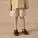 儿童洋气裤 允儿妈女童2025夏季 宝宝纯棉休闲裤 小众卷边短裤 子 新款