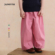 儿童裤 允儿妈女童春夏薄款 百搭防蚊裤 宝宝幼儿园春季 子 直筒休闲裤