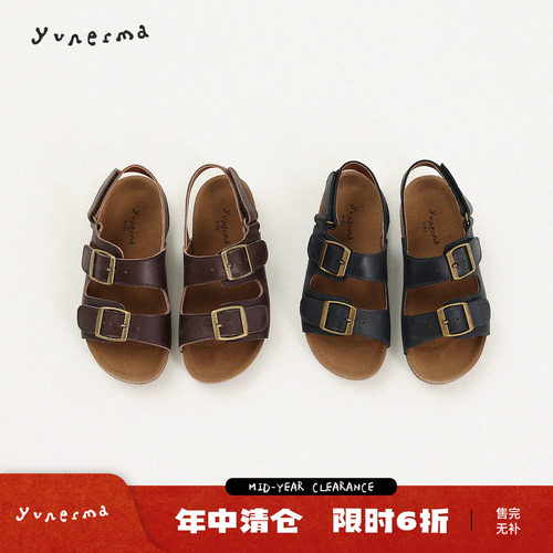 允儿妈女童夏季新款百搭勃肯拖鞋