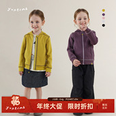 幼儿园宝宝春季 儿童上衣潮 开衫 新款 加绒连帽卫衣外套宝宝秋冬时尚