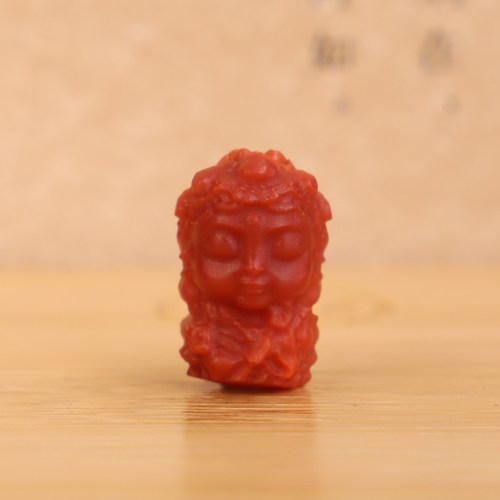 瓦西南红锦红色满肉满色度母高货