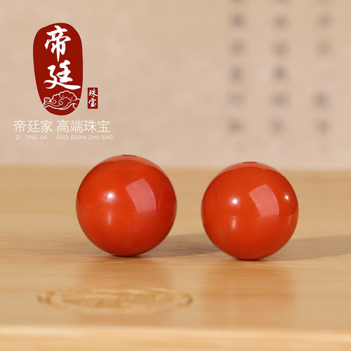 川料瓦西南红柿子红散珠圆珠