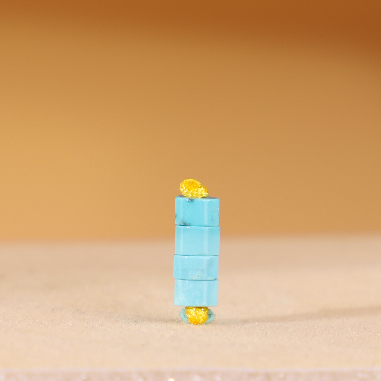 绿松石直切隔珠隔片天空蓝对珠