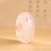 川料冰飘南红桶珠枣珠无裂高冰尺寸直径17.7 帝廷 原矿正品 28mm