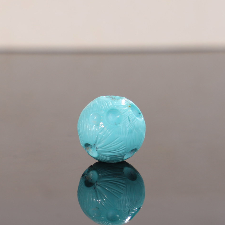 原矿湖北绿松散珠星球珠圆珠散珠 高瓷配珠单珠尺寸11.2mm1号珠子