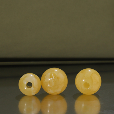 蜜蜡大孔径圆珠散珠2-3mm孔道