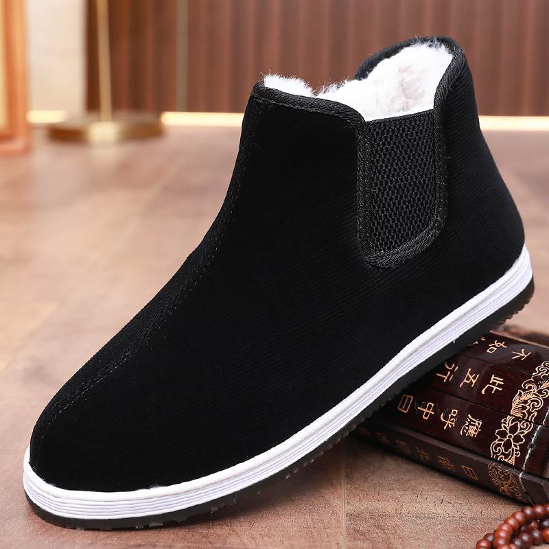 春秋男士老北京布鞋透气防滑软底手工千层底男单鞋中老年人休闲鞋