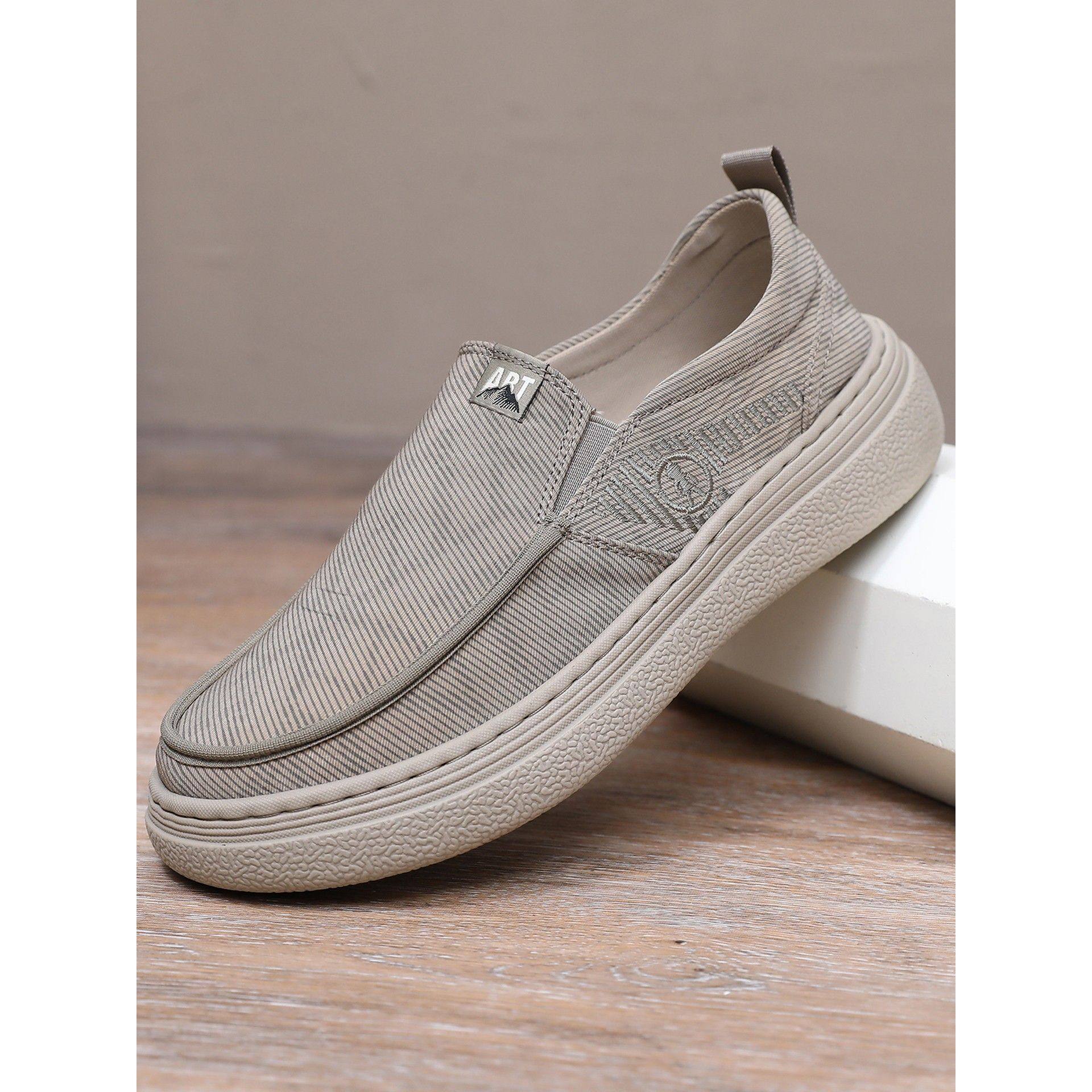 2025秋季新款布鞋男款高端简约养脚鞋年轻人日常软面透气休闲鞋男,流行男鞋,布鞋,淘宝优惠券,粉丝福利购,淘宝优惠卷