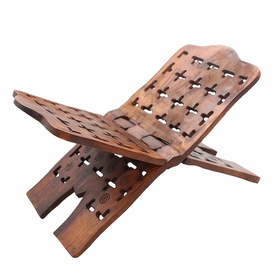 经架实木雕刻书架手工制作大号经架复古风大气款方便实用款