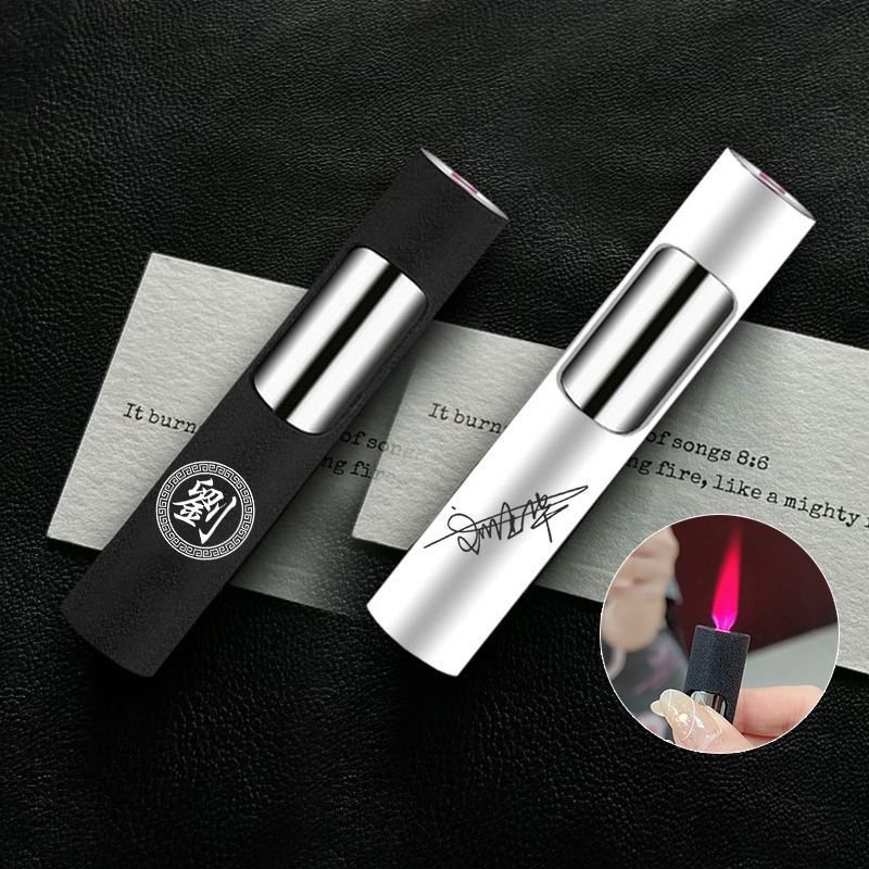 新款网红小巧圆柱防风打火机