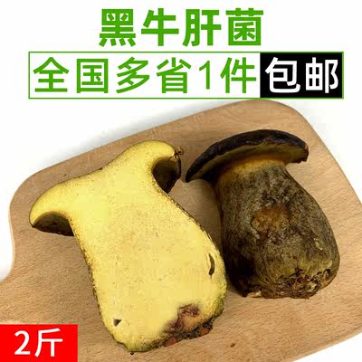 黑牛肝菌2斤 新鲜牛肝菌 食用菌菇 炒菜煲汤火锅食材 顺丰包邮
