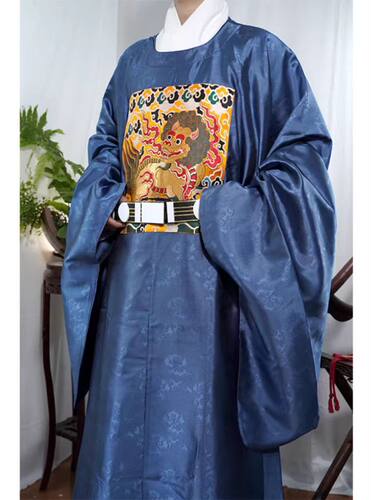 【出租】惜物国风馆明制汉服官服妆花圆领袍补服司仪伴郎主持礼服