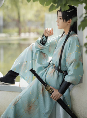 出租】绣罗衣笑醉韶华唐制圆领袍日常汉服男女成人侠客婚礼伴郎服