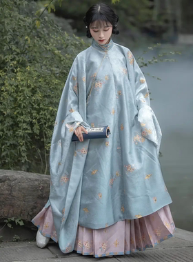 【出租】 华韵天娇海棠明风立领斜襟马面裙妆花 汉服敬酒服父母服