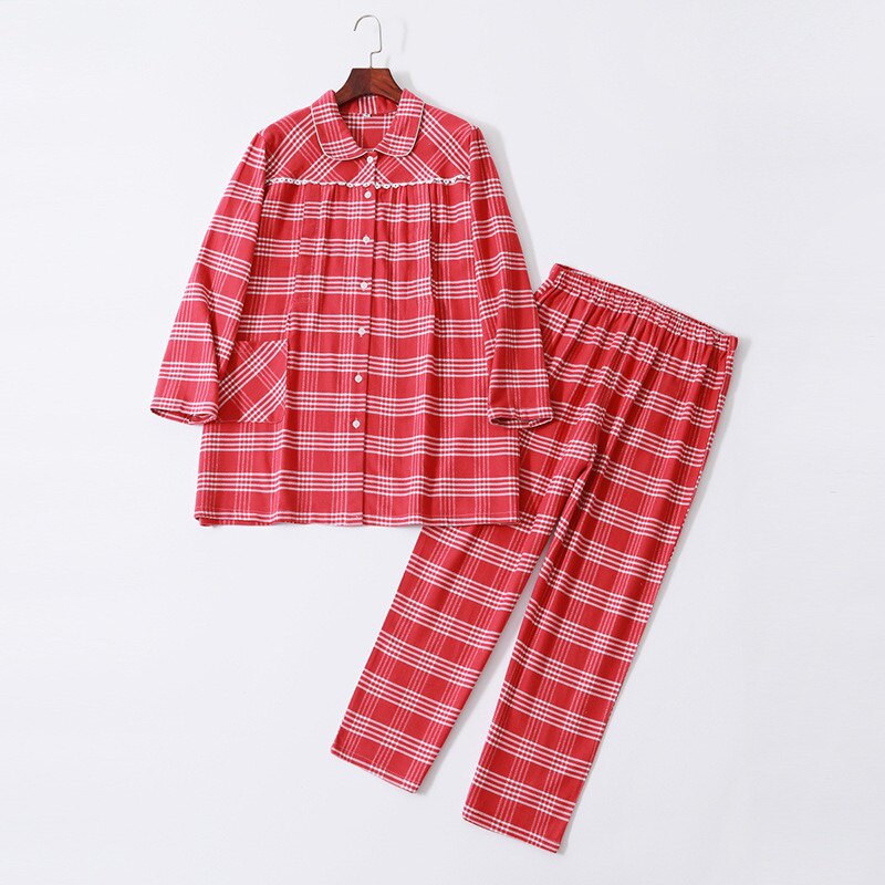 봄 가을 산모 수유복 산후 수유복 산모 잠옷 세트 긴팔 바지 겨울 순면 플란넬