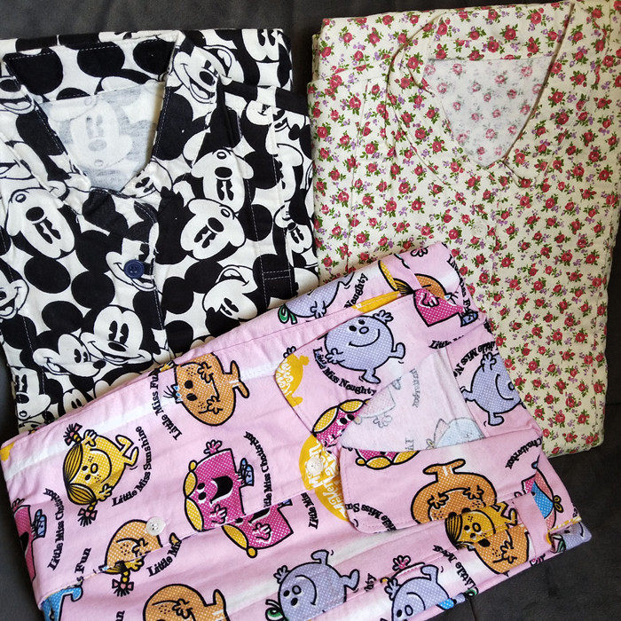 오프 코드 봄과 가을 순수 면화 양털 원단 출산 가정 의류 산후 모유 수유 감금 의류 잠옷 간호 세트