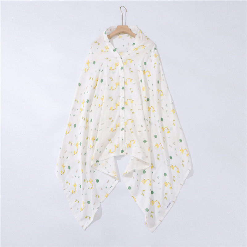 거즈 얇은 순면 엄마 모유 수유 커버 유모차 커버 야외 모유 수유 노출 방지 망토