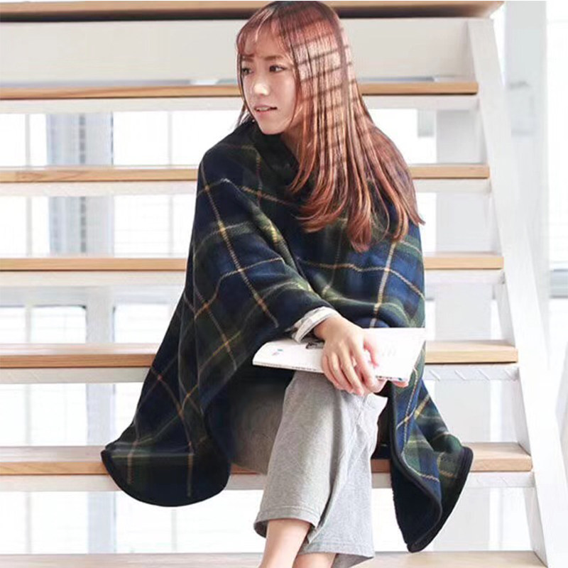 가을 겨울 폴라 플리스 담요 간호 커버 담요 따뜻한 목도리 집 담요  외출 담요