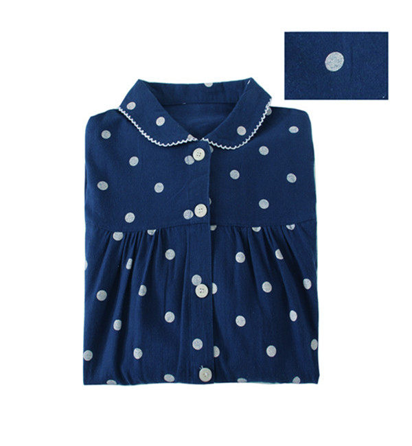 가을 겨울 면 플란넬 출산 잠옷 감금복 수유복 수유 잠옷