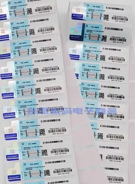 Windows 10 专业版win11家庭中文版电脑系统OEM密钥在线激活标贴