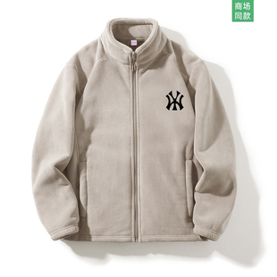 奥特莱斯男女秋冬季摇粒绒情侣装加绒加厚保暖衣抓绒衣羊羔绒外套