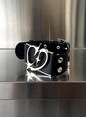 复古astute 手臂belt搭配单品皮质皮革臂环手环复古朋克机能拍照