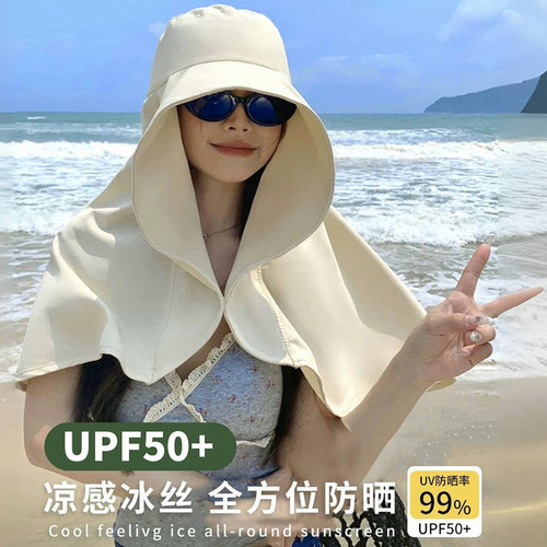 夏季户外防紫外线大帽檐遮阳帽子