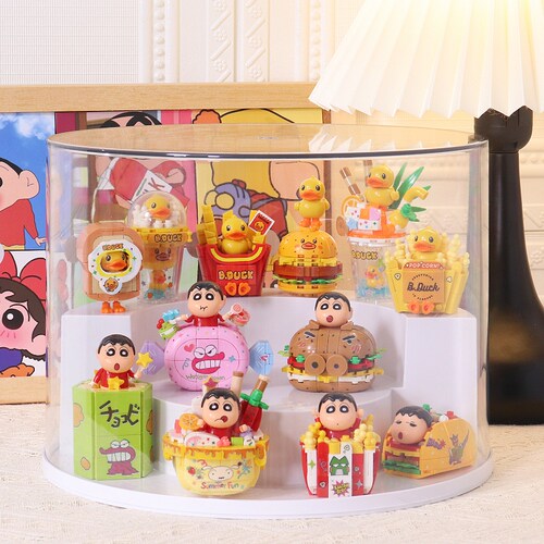 BALODY贝乐迪蜡笔小新零食积木拼装图益智儿童玩具生日礼物伴手礼