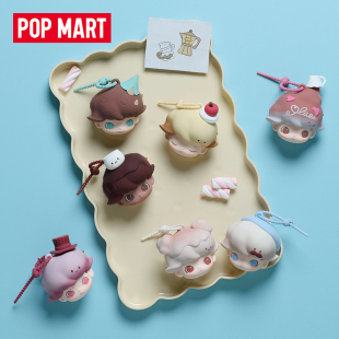 POPMART泡泡玛特DIMOO周边心动特调盲盒耳机包潮流零钱包挂件礼物
