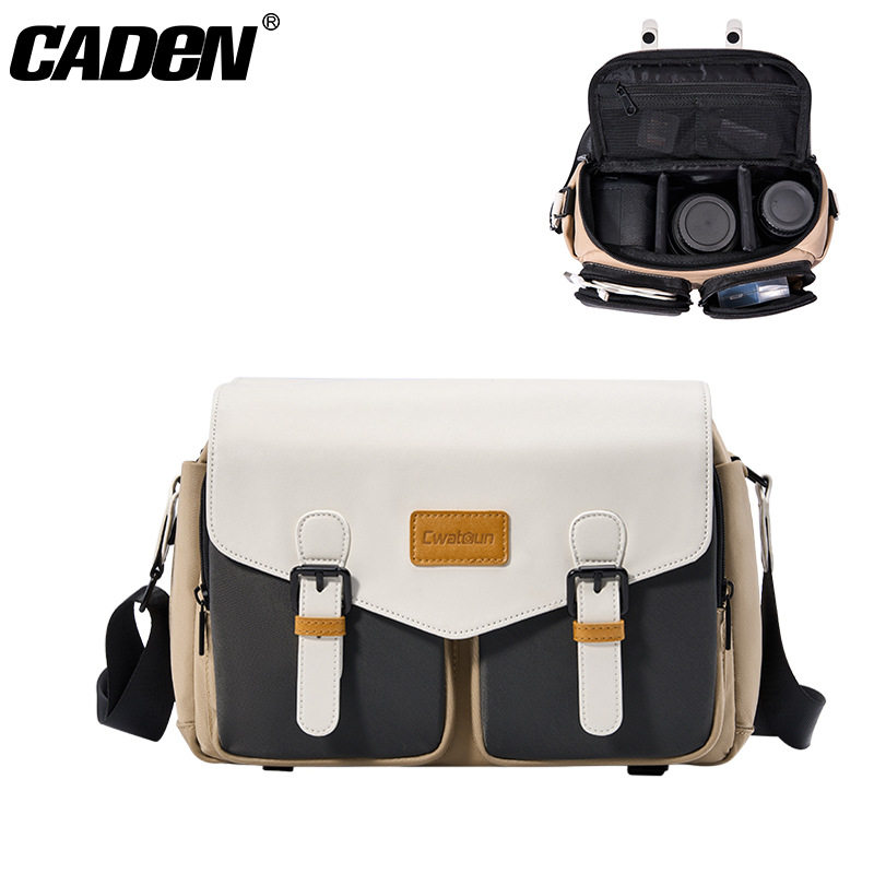 CADeN卡登撞色相机包 适用摄影包