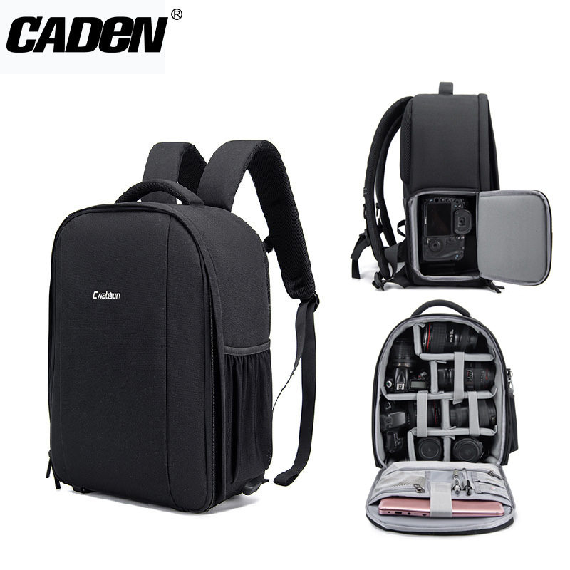 CADeN卡登单反相机包 D10双肩相机包户外便携适用佳能富士尼康