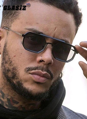 防紫外线方形框朋克太阳镜墨镜